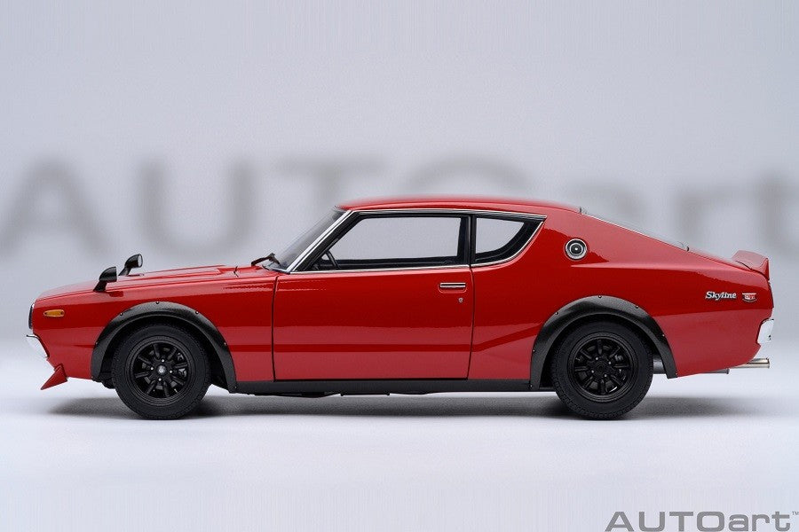 Nissan Skyline 2000 GT-R (KPGC110) Tuned version (Red) - Autoart 1/18 - 77468