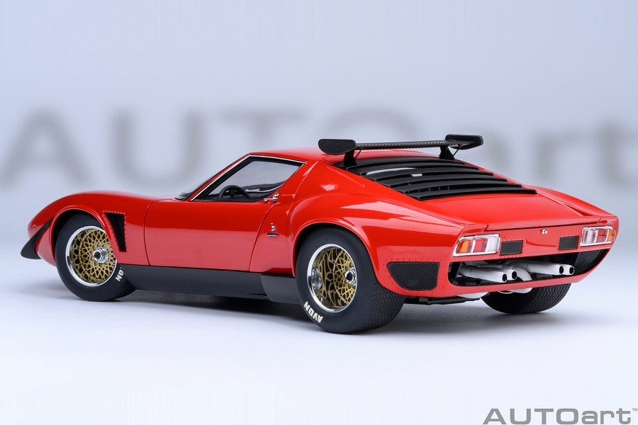Lamborghini Miura JOTA SVR (Red) - Autoart 1/18 - 79171 - Passion Diecast 