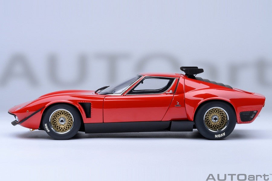 Lamborghini Miura JOTA SVR (Red) - Autoart 1/18 - 79171 - Passion Diecast 