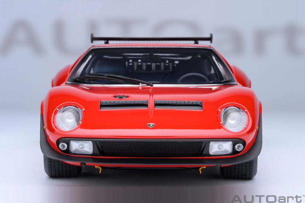 Lamborghini Miura JOTA SVR (Red) - Autoart 1/18 - 79171 - Passion Diecast 