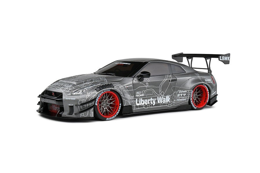 Nissan GT-R (R35) W/ Liberty Walk Body Kit 2.0 - Catalogue Design - 2020 - Solido - 1/18 - S1805810 - Passion Diecast 