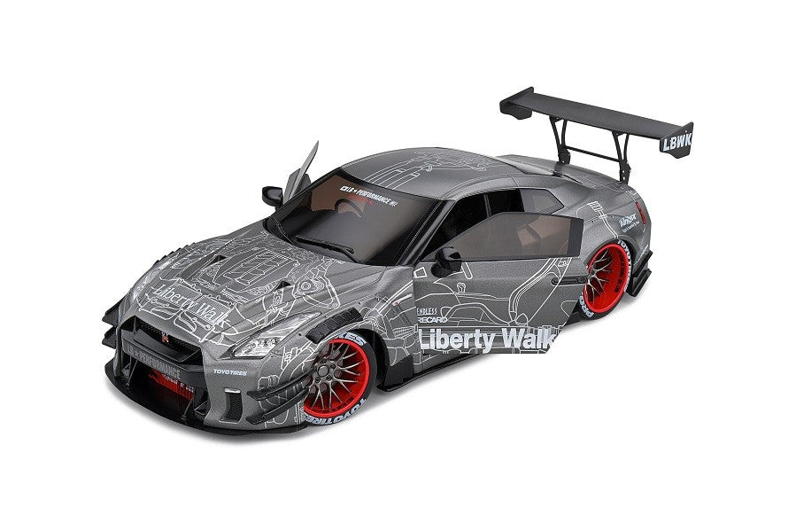 Nissan GT-R (R35) W/ Liberty Walk Body Kit 2.0 - Catalogue Design - 2020 - Solido - 1/18 - S1805810 - Passion Diecast 