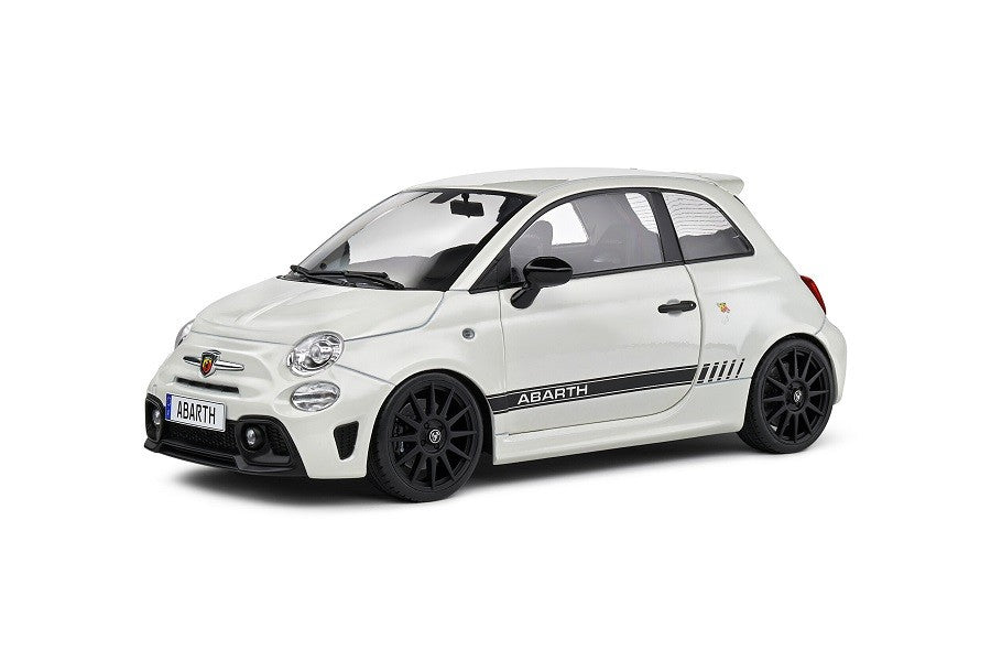 (Preorder) Fiat F595 Abarth - Ghiaccio White - 2022 - Solido - 1/18 - S1811301
