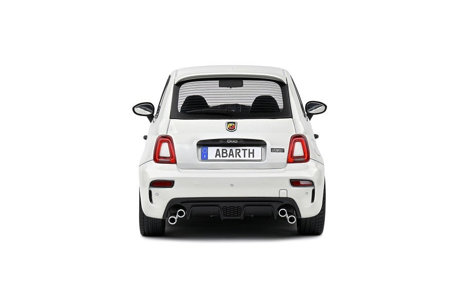 (Preorder) Fiat F595 Abarth - Ghiaccio White - 2022 - Solido - 1/18 - S1811301