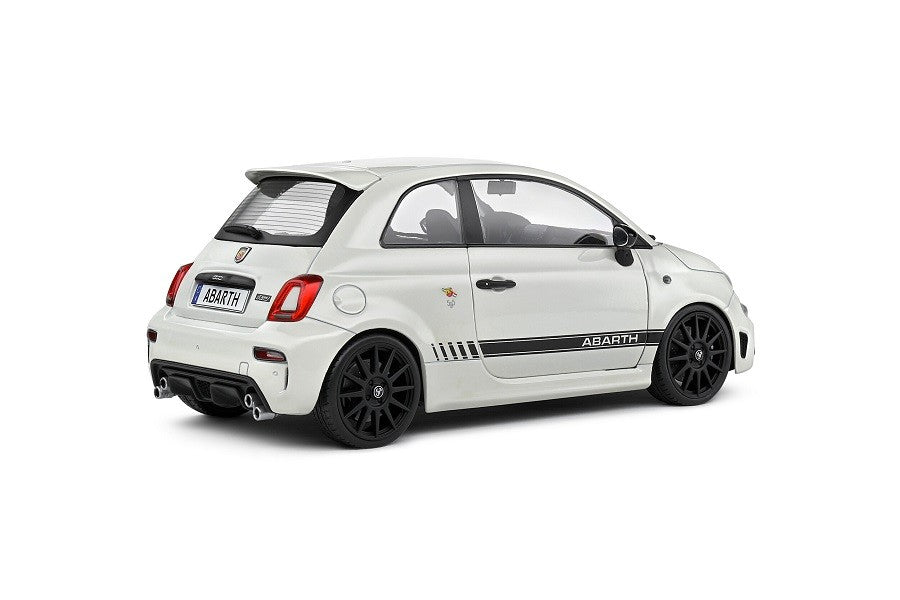 (Preorder) Fiat F595 Abarth - Ghiaccio White - 2022 - Solido - 1/18 - S1811301