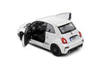 (Preorder) Fiat F595 Abarth - Ghiaccio White - 2022 - Solido - 1/18 - S1811301