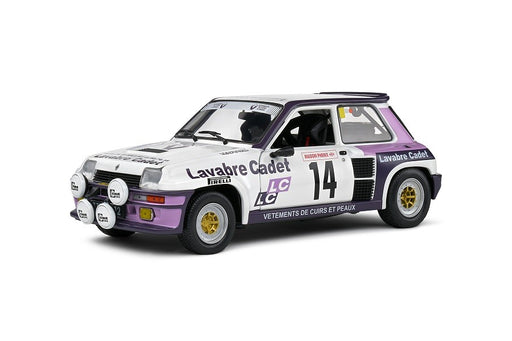 Renault 5 Turbo - Rallye Lyon Charbonnière - 1983 - No.14 Auriol/Nouaille - Solido - 1/18 - S1801313 - Passion Diecast 