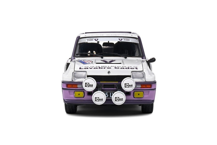 Renault 5 Turbo - Rallye Lyon Charbonnière - 1983 - No.14 Auriol/Nouaille - Solido - 1/18 - S1801313 - Passion Diecast 