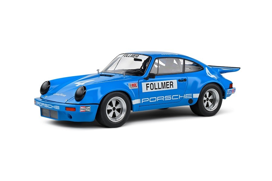 Porsche 911 IROC - IROC Riverside - 1974 - No.4 Follmer - Solido - 1/18 - S1810702 - Passion Diecast 