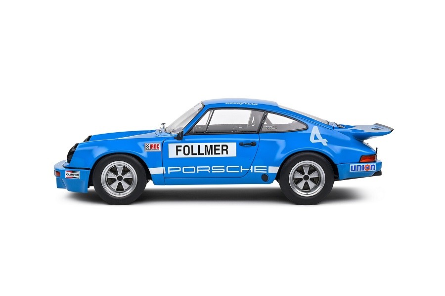 Porsche 911 IROC - IROC Riverside - 1974 - No.4 Follmer - Solido - 1/18 - S1810702 - Passion Diecast 