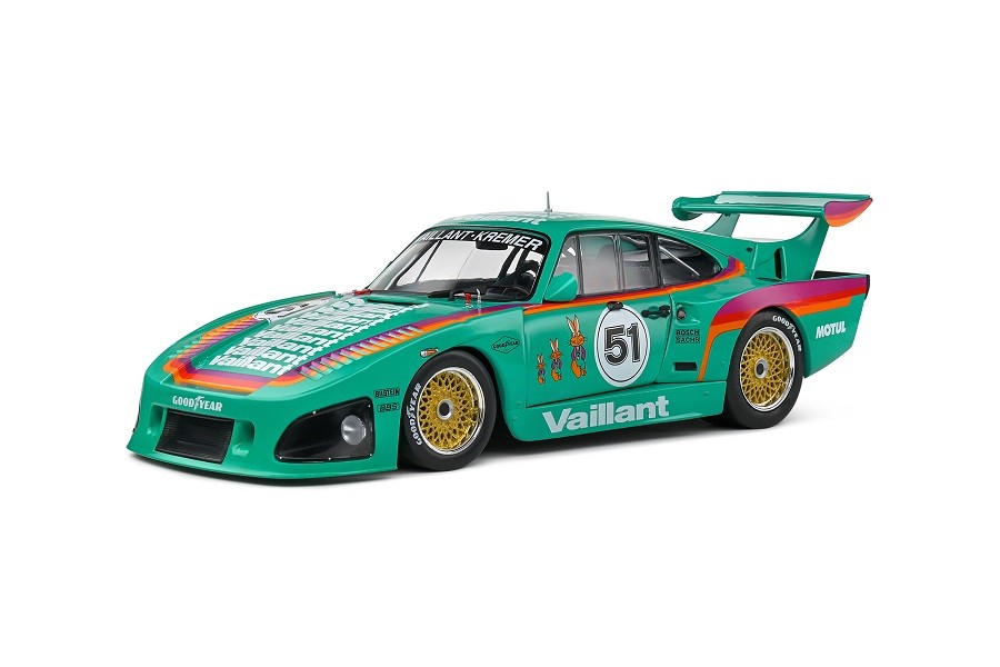 Porsche 935 K3 - 1977 - No.51 VAILLANT - Solido - 1/18 - S1807205 - Passion Diecast 