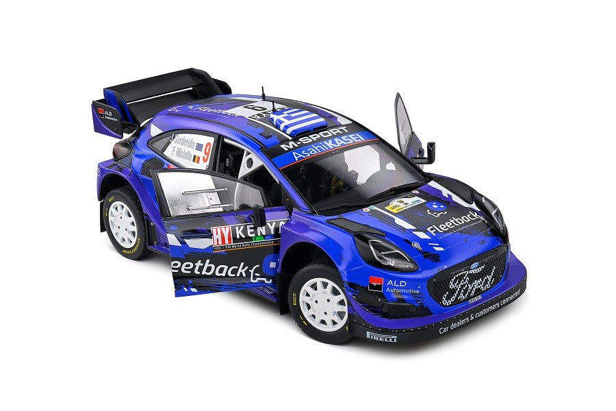 Ford Puma Rally1 Hybrid - Rally Kenya - 2022 - No.9 Serderidis /Miclotte - Solido - 1/18 - S1809506 - Passion Diecast 