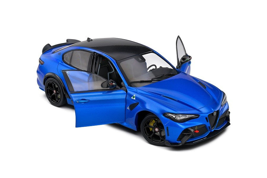 Alfa Romeo Giulia GTA - Blue Anodized Blue - 2022 - Solido - 1/18 - S1806906 - Passion Diecast 