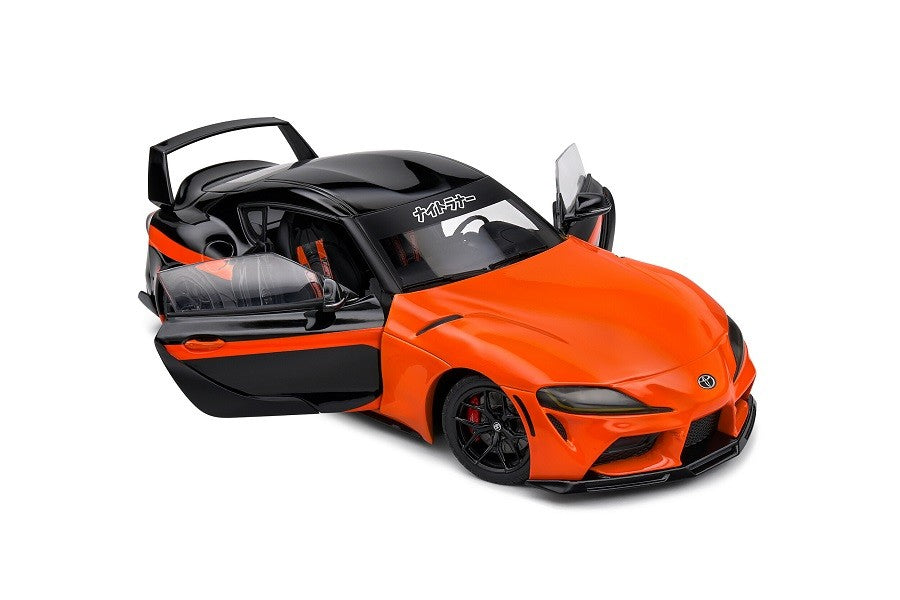 Toyota GR SUPRA STREETFIGHTER - ORANGE STREETFIGHTER - 2024 - Solido - 1/18 - S1809005 - Passion Diecast 