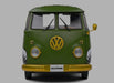 Volkswagen T1 Van Kool Combi trailer 1950 Vert - Solido - 1/18 - S1810901 - Passion Diecast 