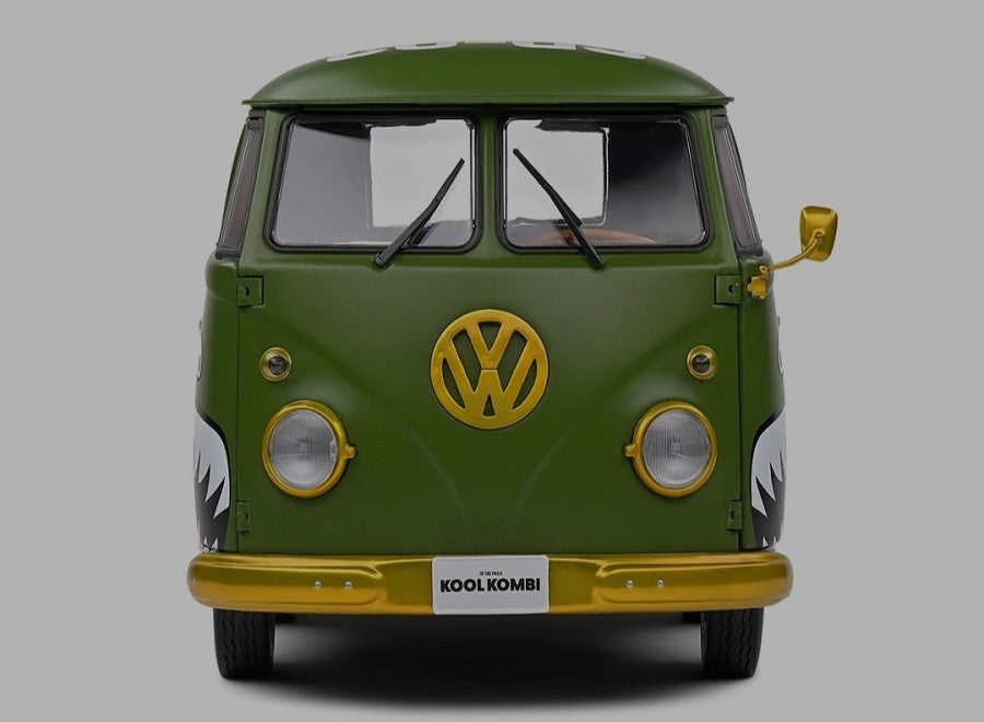 Volkswagen T1 Van Kool Combi trailer 1950 Vert - Solido - 1/18 - S1810901 - Passion Diecast 