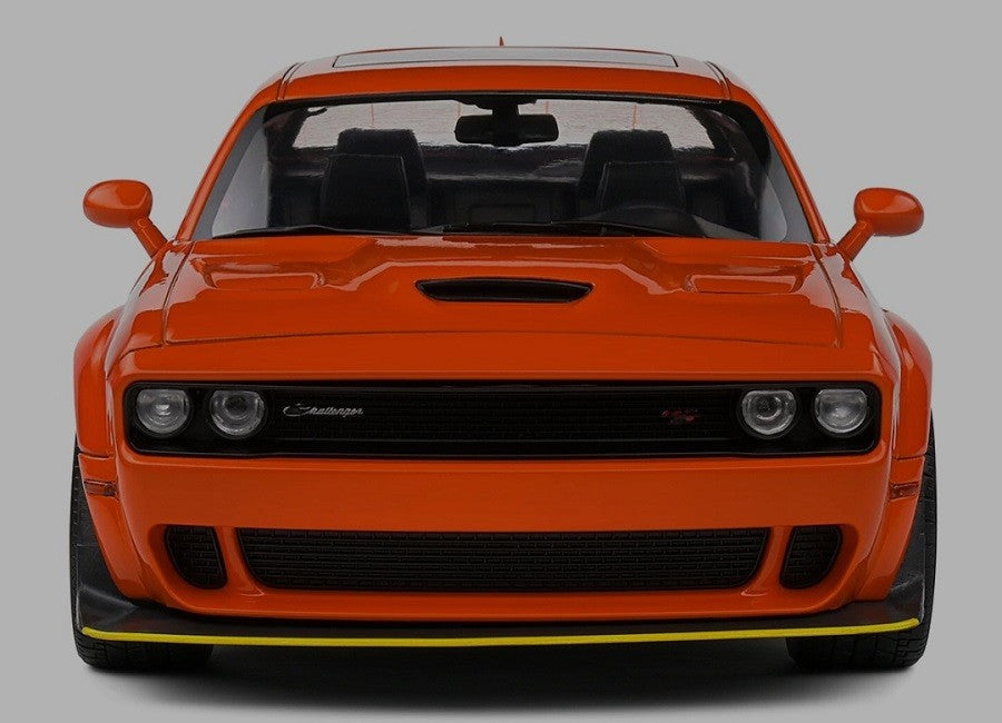 Dodge Challenger R/T Scat Pack Widebody Orange - Solido - 1/18 - S1805713 - Passion Diecast 