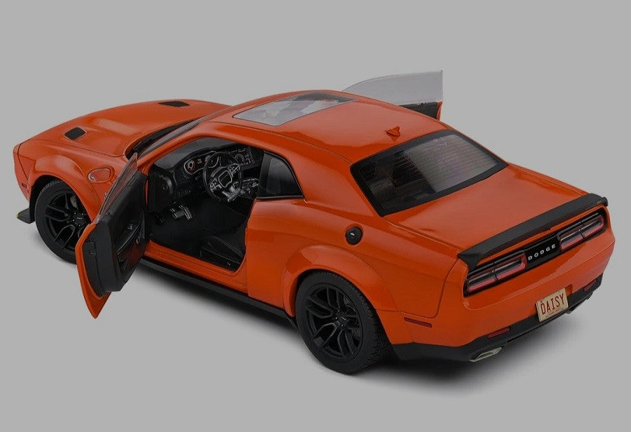 Dodge Challenger R/T Scat Pack Widebody Orange - Solido - 1/18 - S1805713 - Passion Diecast 