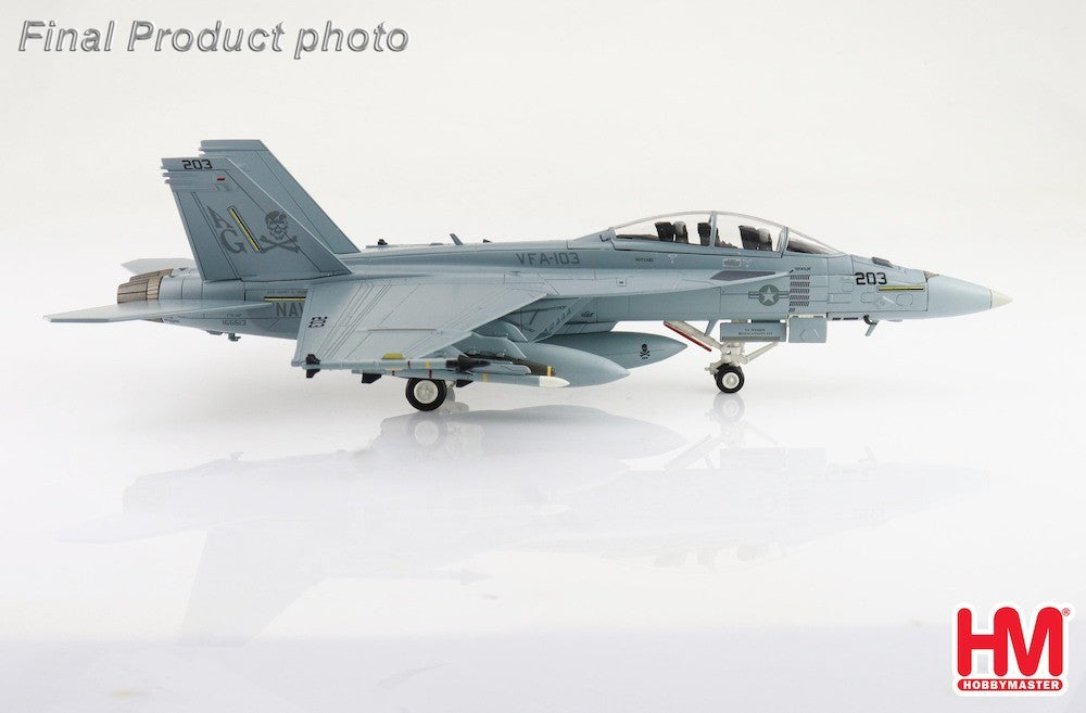 McDonnell Douglas F/A-18F Super Hornet / USN VFA-103 Jolly Rogers, USS H.S. Truman, 2016 / Hobby Master 1:72 HA5139