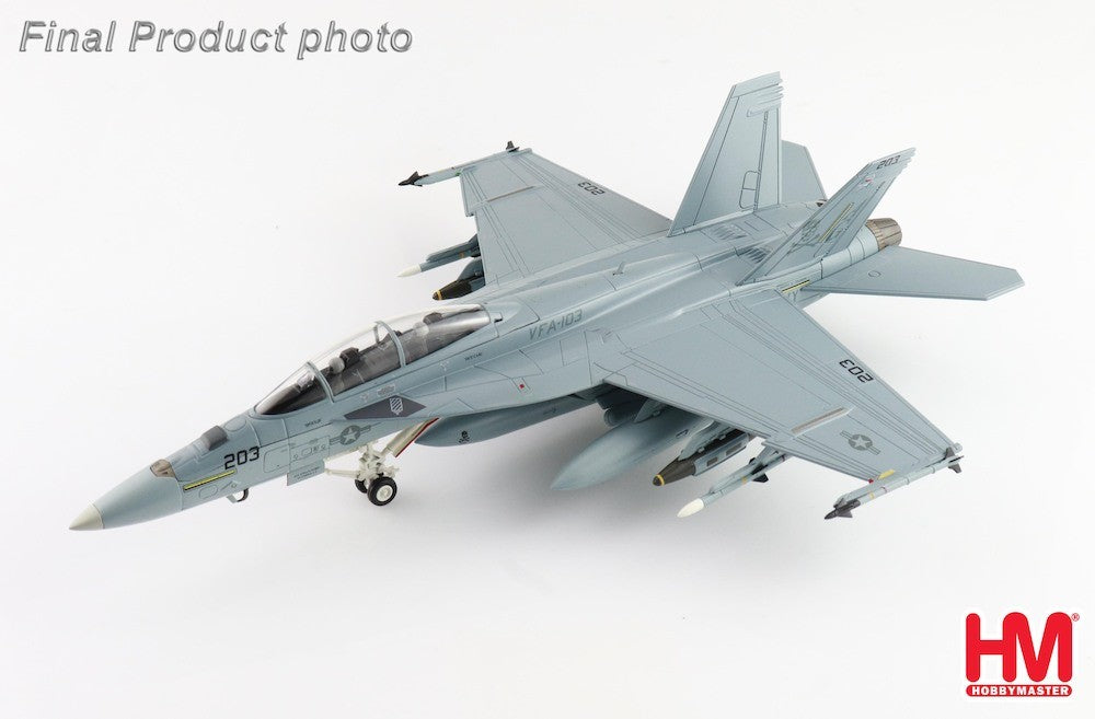 McDonnell Douglas F/A-18F Super Hornet / USN VFA-103 Jolly Rogers, USS H.S. Truman, 2016 / Hobby Master 1:72 HA5139