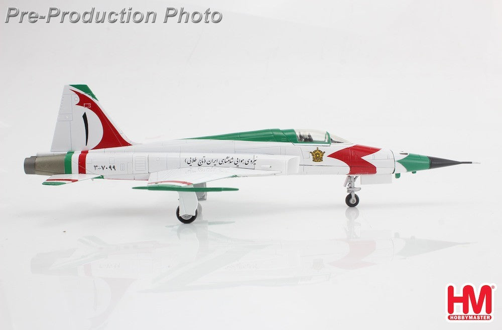 (Preorder) Northrop F-5E Tiger II / IIAF Golden Crown, no. 3-7099, Iran, 1970s / Hobby Master 1:72 HA3397