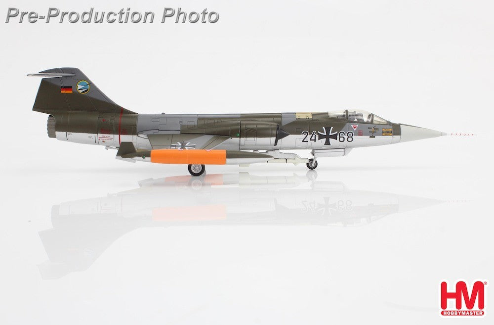 (Preorder) Lockheed F-104G Starfighter / Luftwaffe JG 74 Molders, 24+68, Germany 1970s / Hobby Master 1:72 HA1078