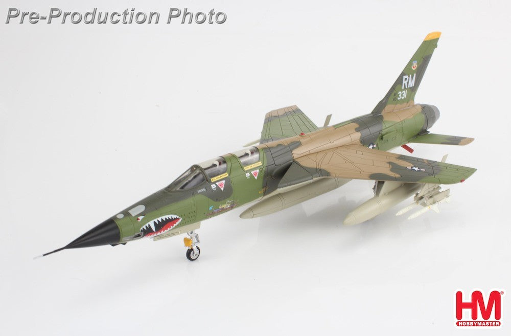 (Preorder) Republic F-105F Thunderchief / USAF 355th TFW, 354th TFS, 63-8331, Takhli RTAFB, Thailand / Hobby Master 1:72 HA2523