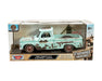 1966 Chevrolet C10 Fleetside Pickup - Light Green with Rust - Weathered Treasures - Motormax 1-24 - 79073 LTGRN