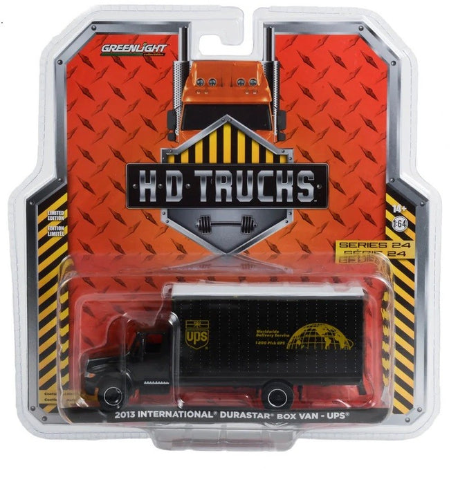 (UPS) 'Worldwide Delivery Service' - 2013 International Duraster Box Van - H.D. Trucks Series 24 - Greenlight - 33240 B