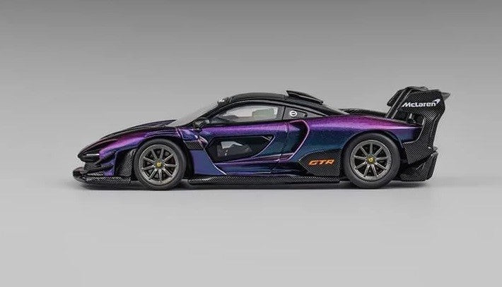 McLaren Senna GTR - Purple Chameleon Metallic - "Hong Kong Toy Car Salon 2024" - CM Model - 1:64 - CM64-SENNAGTR-02