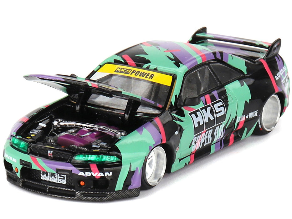 Kaido★House - Nissan Skyline GT-R (R33) HKS V1 - Mini GT - Mijo Exclusives - 1/64 - KHMG129 Passion Diecast