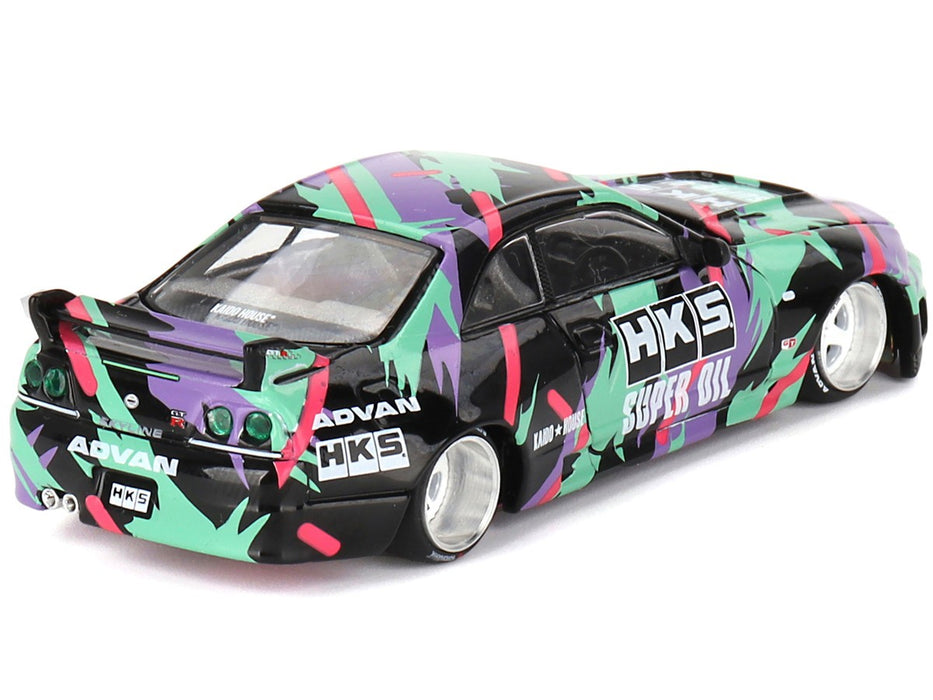 Kaido★House - Nissan Skyline GT-R (R33) HKS V1 - Mini GT - Mijo Exclusives - 1/64 - KHMG129 Passion Diecast