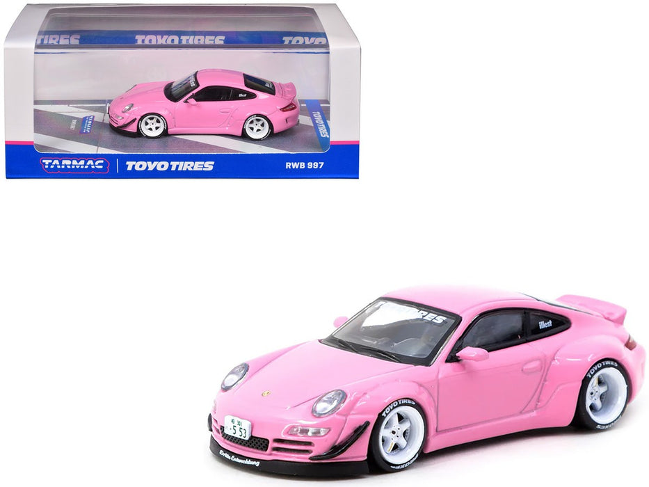 RWB 997 Toyo Tires - Pink - Tarmac Works - 1/64 - T64-057-PN Passion Diecast