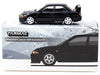 Mitsubishi Lancer GSR Evolution III - Black - Tarmac Works - 1/64 - T64G-050-BK Passion Diecast