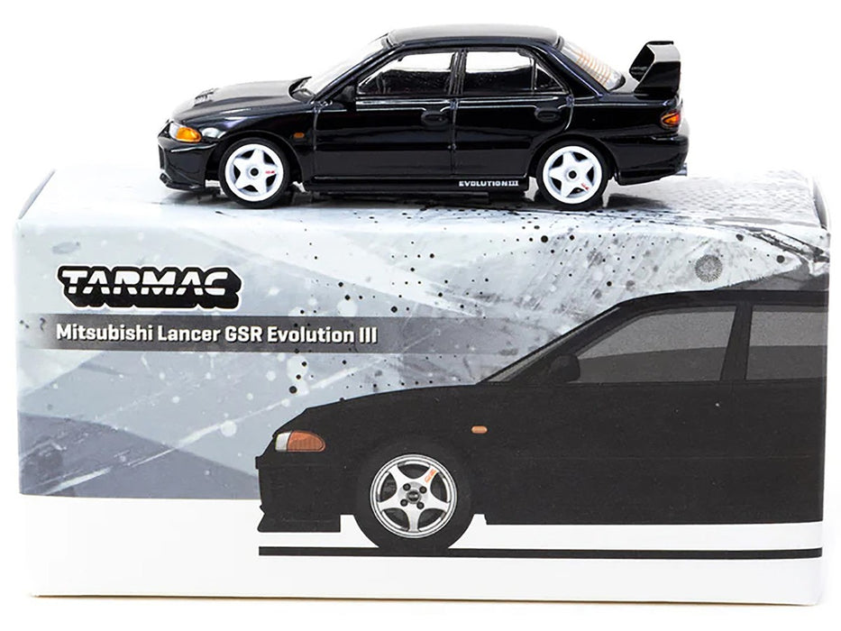 Mitsubishi Lancer GSR Evolution III - Black - Tarmac Works - 1/64 - T64G-050-BK Passion Diecast