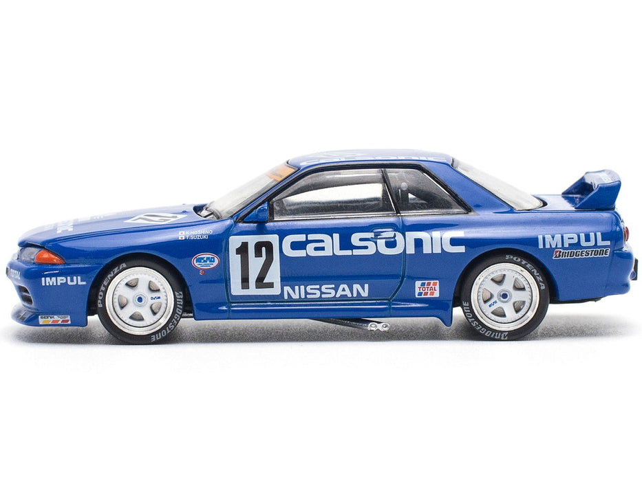 NISSAN SKYLINE GT-R R32 JTC 1990 CALSONIC NO.12 - Pop Race 1:64 - PR640104 -  Passion Diecast 