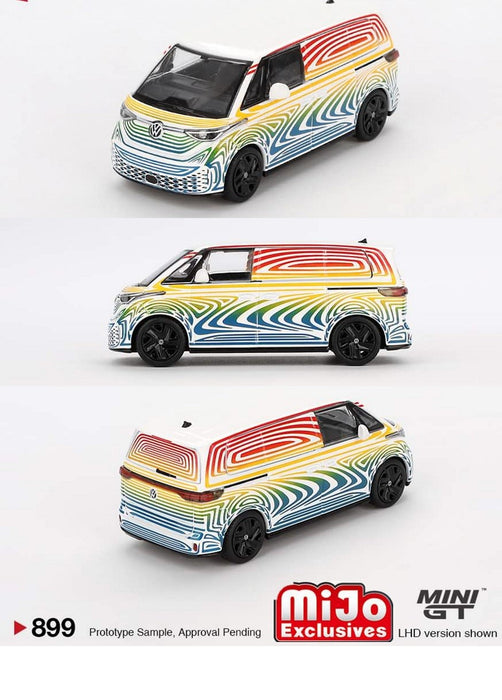 Volkswagen ID. Buzz Prototype Rainbow - Mini GT - 1:64 - MGT00899 Passion Diecast