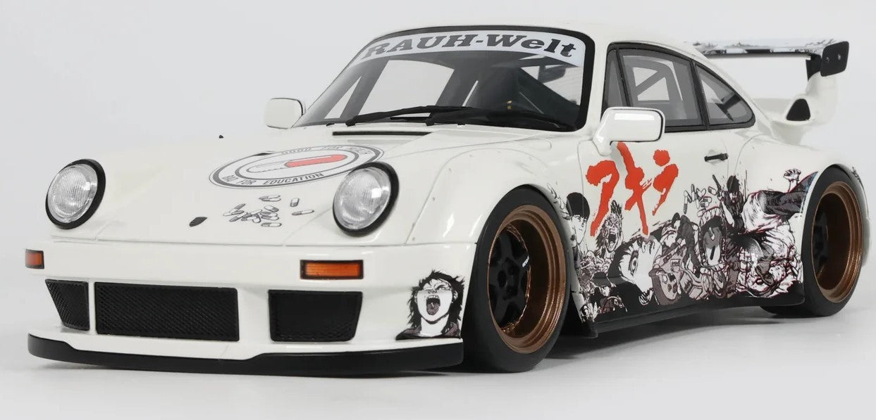 RWB AKIRA GLACIER WHITE 2024 GT508 - 1/18 - GT SPIRIT - GT508