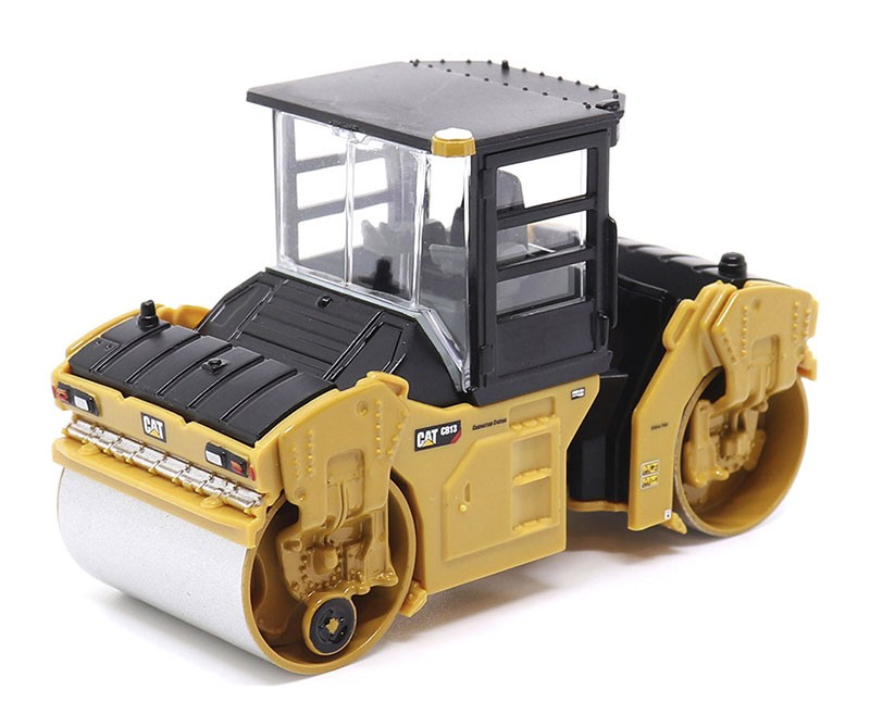 Caterpillar CB-13 Tandem Vibratory Roller with Cab -  Diecast Master 1/64 - 84641 CS - Passion Diecast 