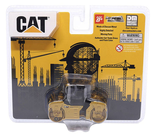 Caterpillar CB-13 Tandem Vibratory Roller with Cab -  Diecast Master 1/64 - 84641 CS - Passion Diecast 