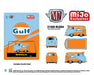 1960 Volkswagen Delivery van Custom GULF - Blue - MiJo Exclusives - M2 Machine - 1:64 - 31500-MJS84
