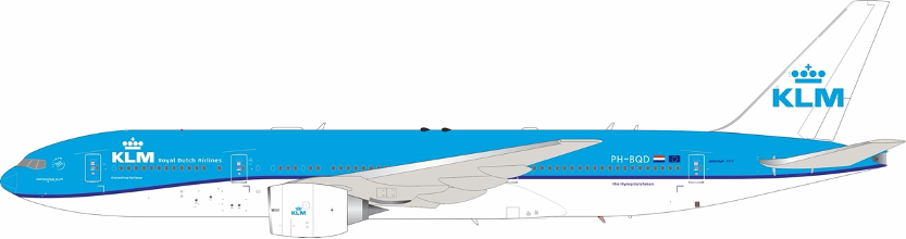 KLM Boeing B777-206ER / PH-BQD / Inflight 200 / 1:200 / IF772KL0824