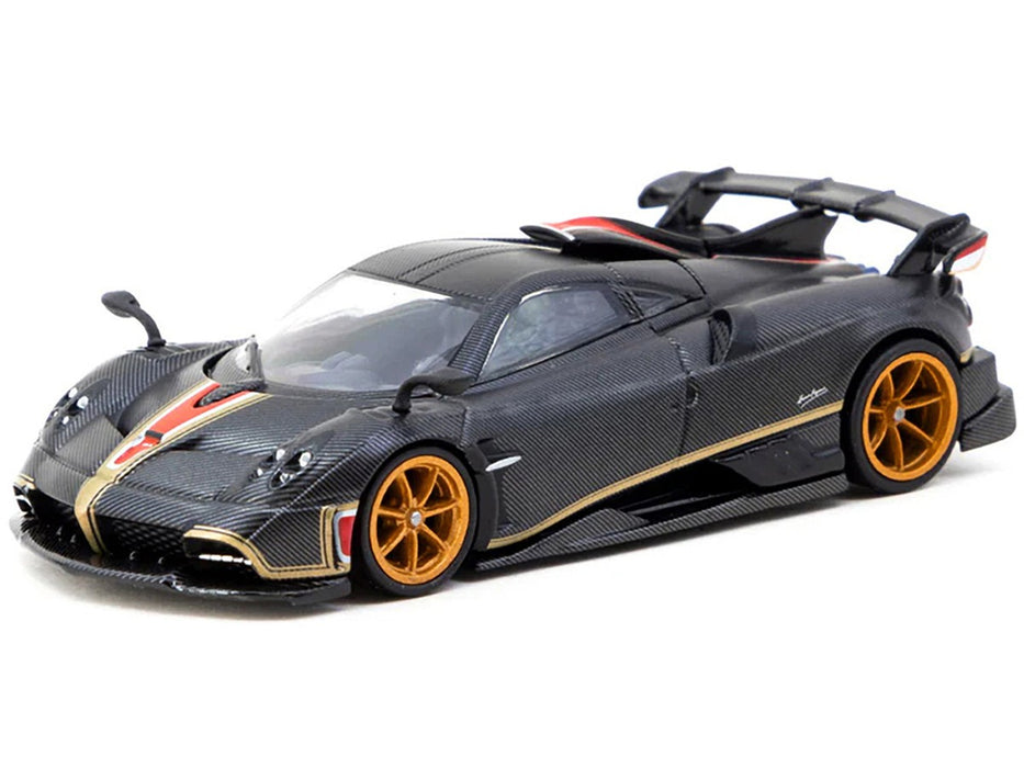 Pagani Imola Limited Edition - Matt Black Carbon Fiber - Tarmac Works - 1/64 - T64-TL060-85RCB11 Passion Diecast