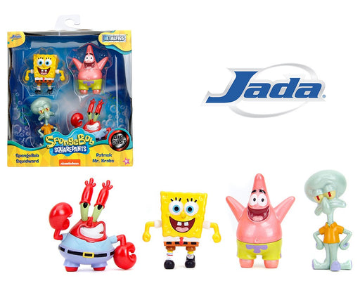 Jada 2.5po Metalfigs - SpongeBob SquarePants 4-Pack - Jada - 35302
