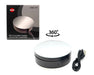 Mini Turntable Rotating Display Stand 4.75" with Mirror Base for 1/64 Scale Model Cars - E12-MR