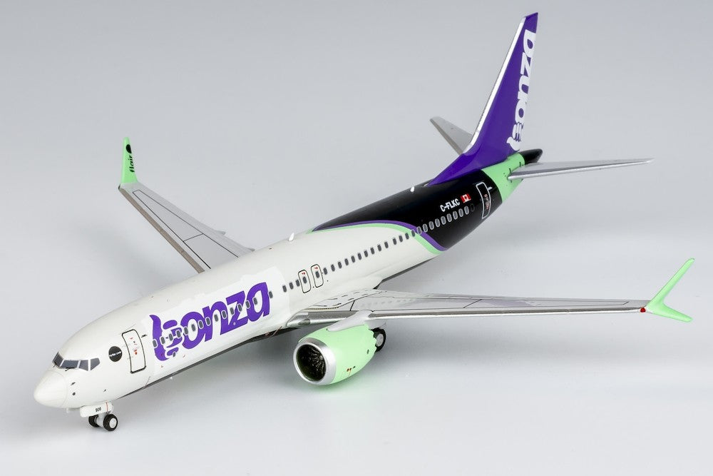 Bonza Airlines Boeing 737-MAX8 "Flair Airlines Hybrid Livery" / C-FLKC / NG Models / 1:400 / 88032
