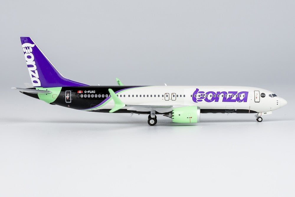 Bonza Airlines Boeing 737-MAX8 "Flair Airlines Hybrid Livery" / C-FLKC / NG Models / 1:400 / 88032