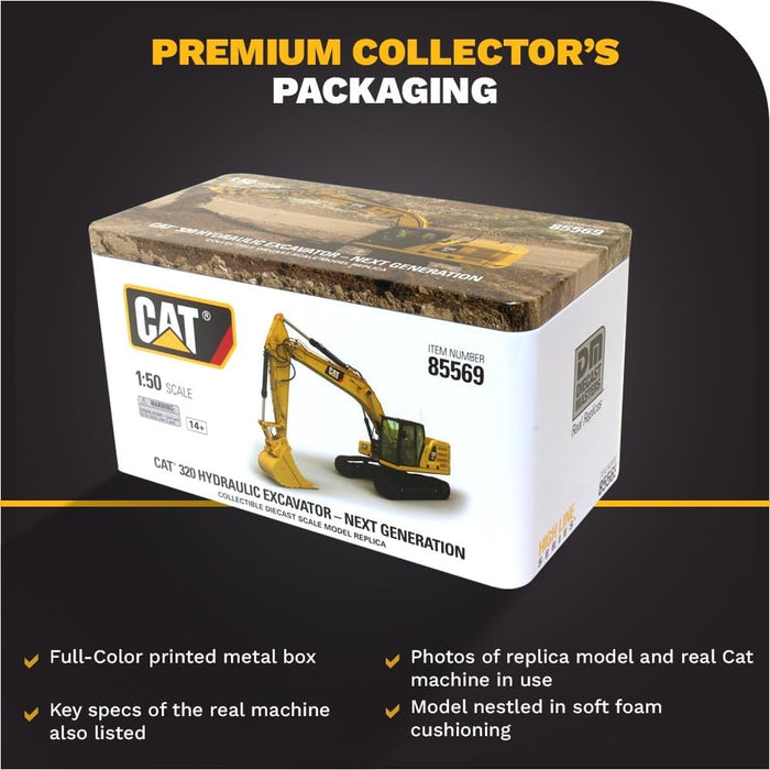 Caterpillar 320 Hydraulic Excavator - High Line Series - Diecast Master  1/50-  85569