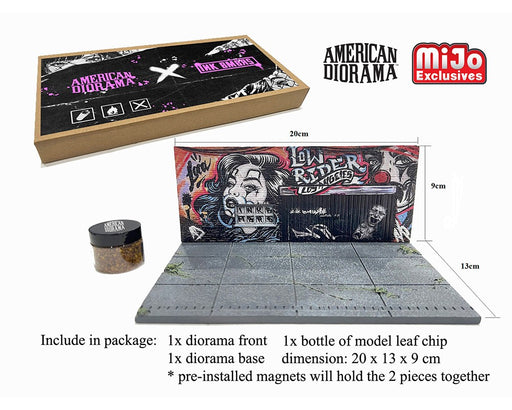 Mijo Exclusive - LA Street Art Diorama Lowrider - Limited Edition - American Diorama 1-64 - AD-2423