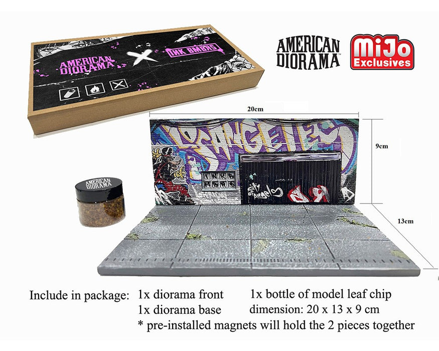 Mijo Exclusive - LA Street Art Diorama Graffiti - Limited Edition - American Diorama 1-64 - AD-2424